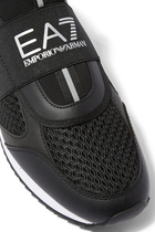 EA7 Logo-Printed Band Sneakers